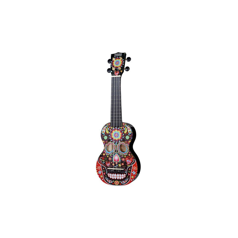 Mahalo Skull Ukulele Day of the Dead – Thomann Ireland