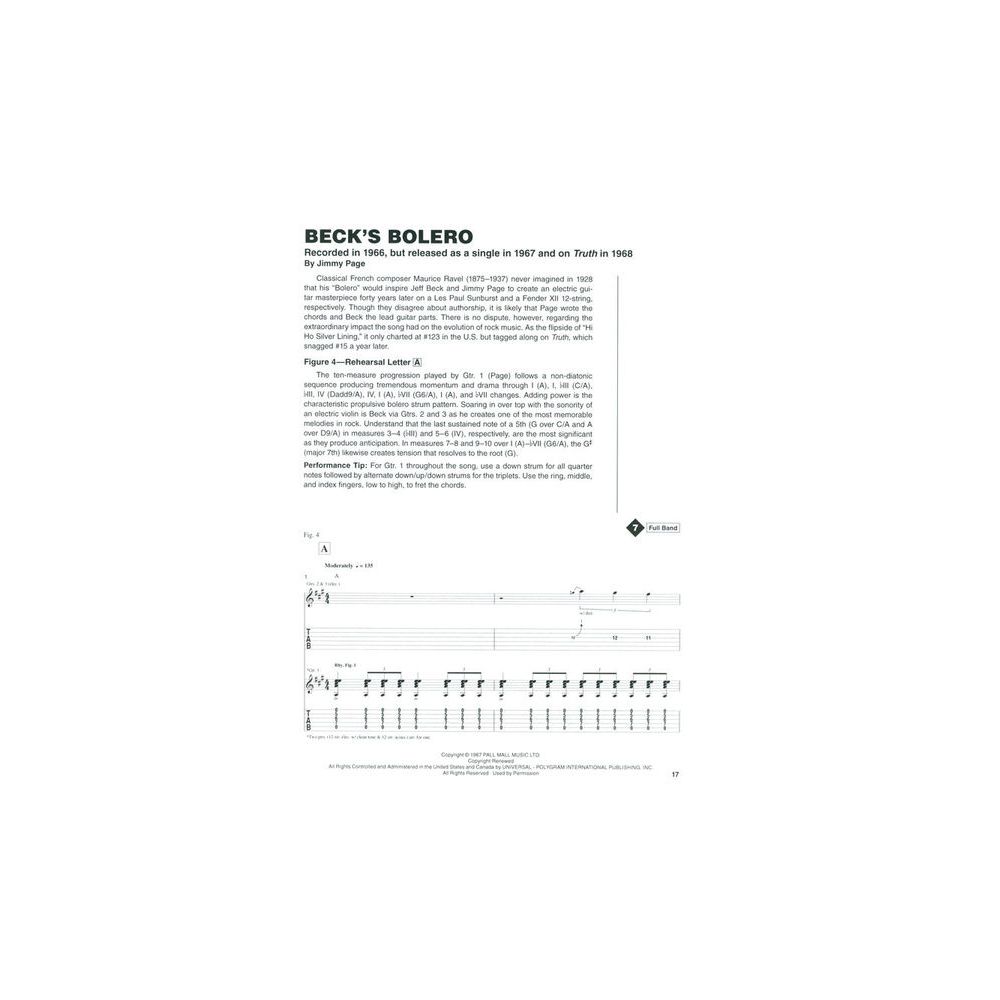 Hal Leonard Jeff Beck Signature Licks – Thomann Ireland
