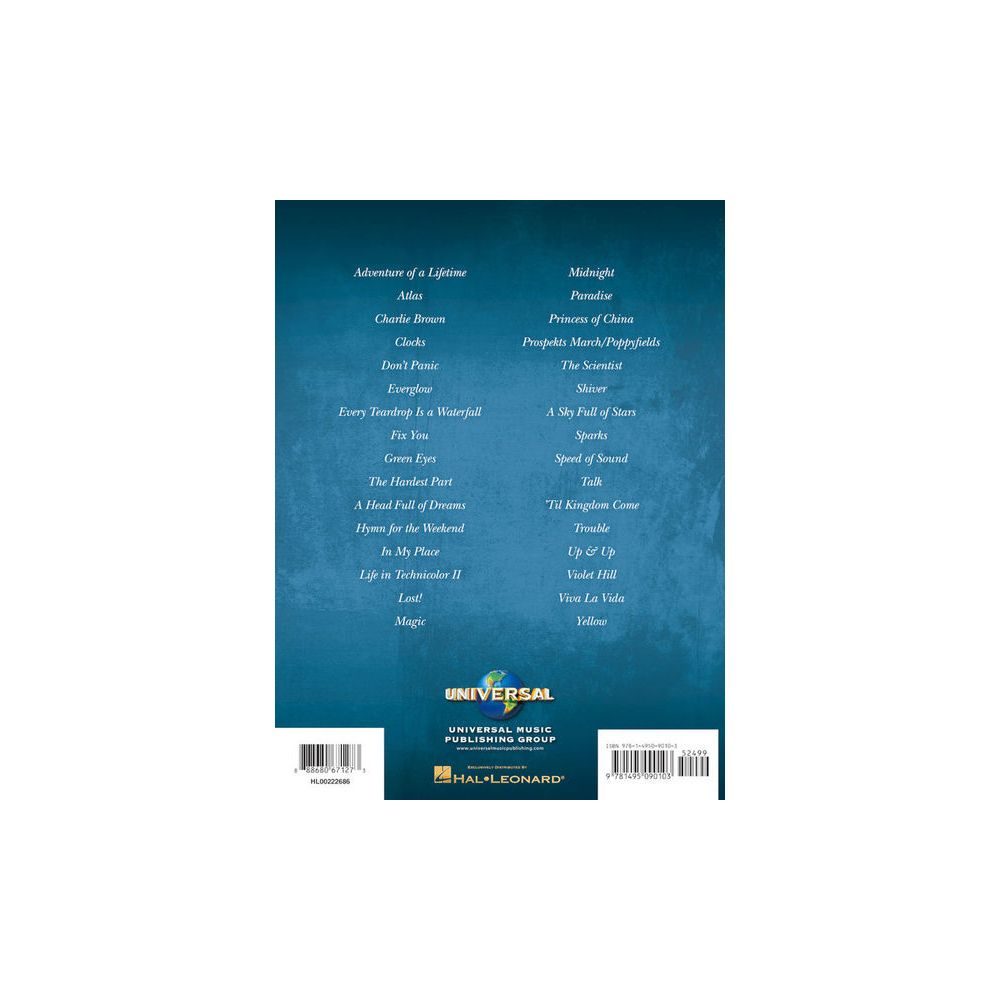 Hal Leonard Coldplay Sheet Music Collect – Thomann Ireland