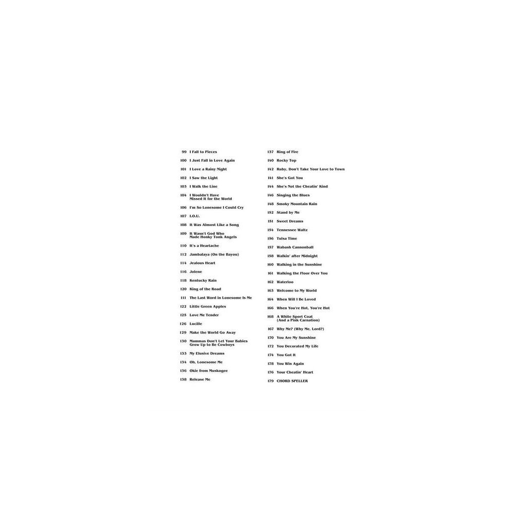 Hal Leonard The Easy Country Fake Book – Thomann Ireland