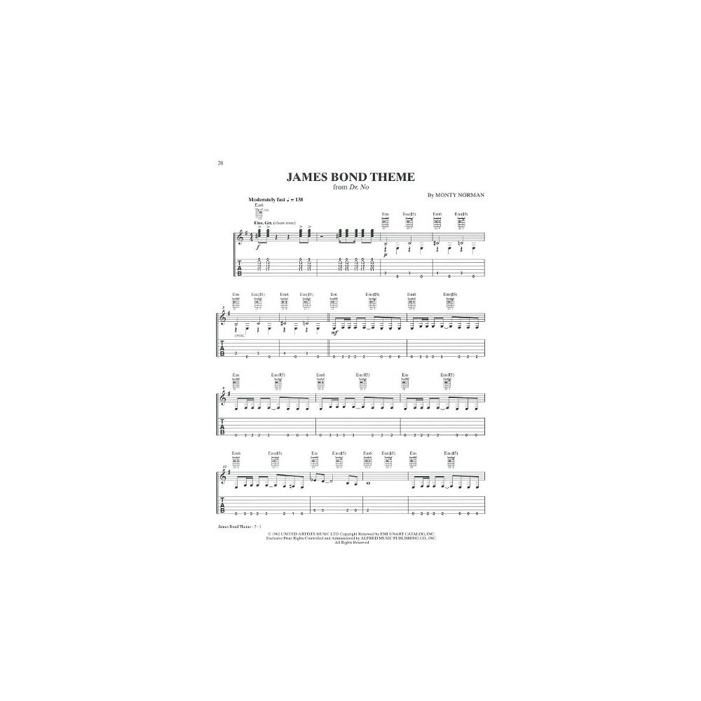 Alfred Music Publishing James Bond Collection Guitar – Thomann Ireland