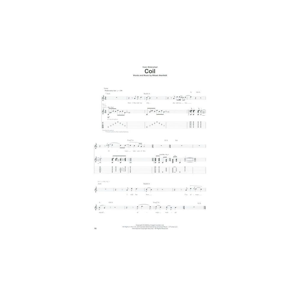 Hal Leonard The Best Of Opeth – Thomann Ireland