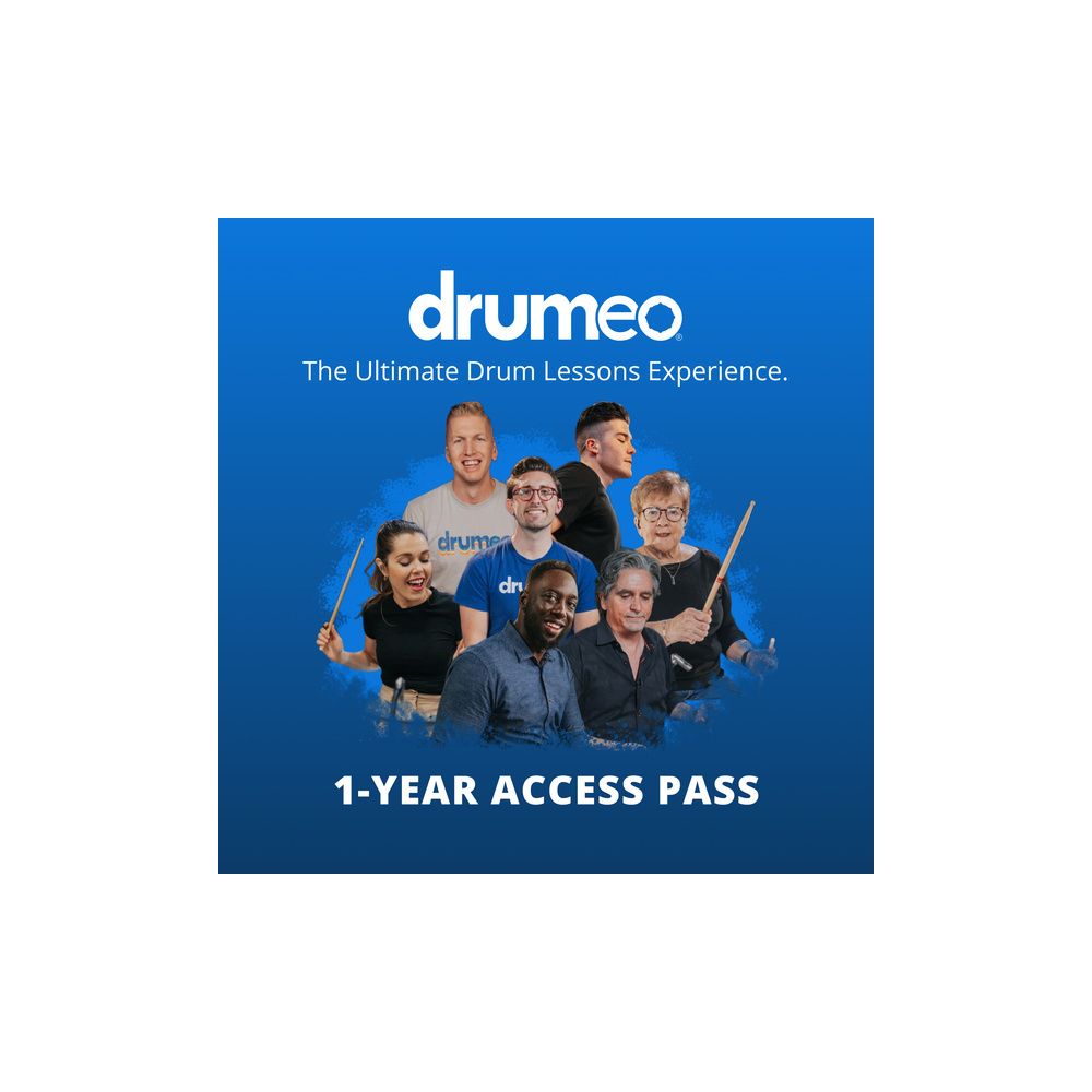 Drumeo Drumeo+ Annual Membership – Thomann Ireland
