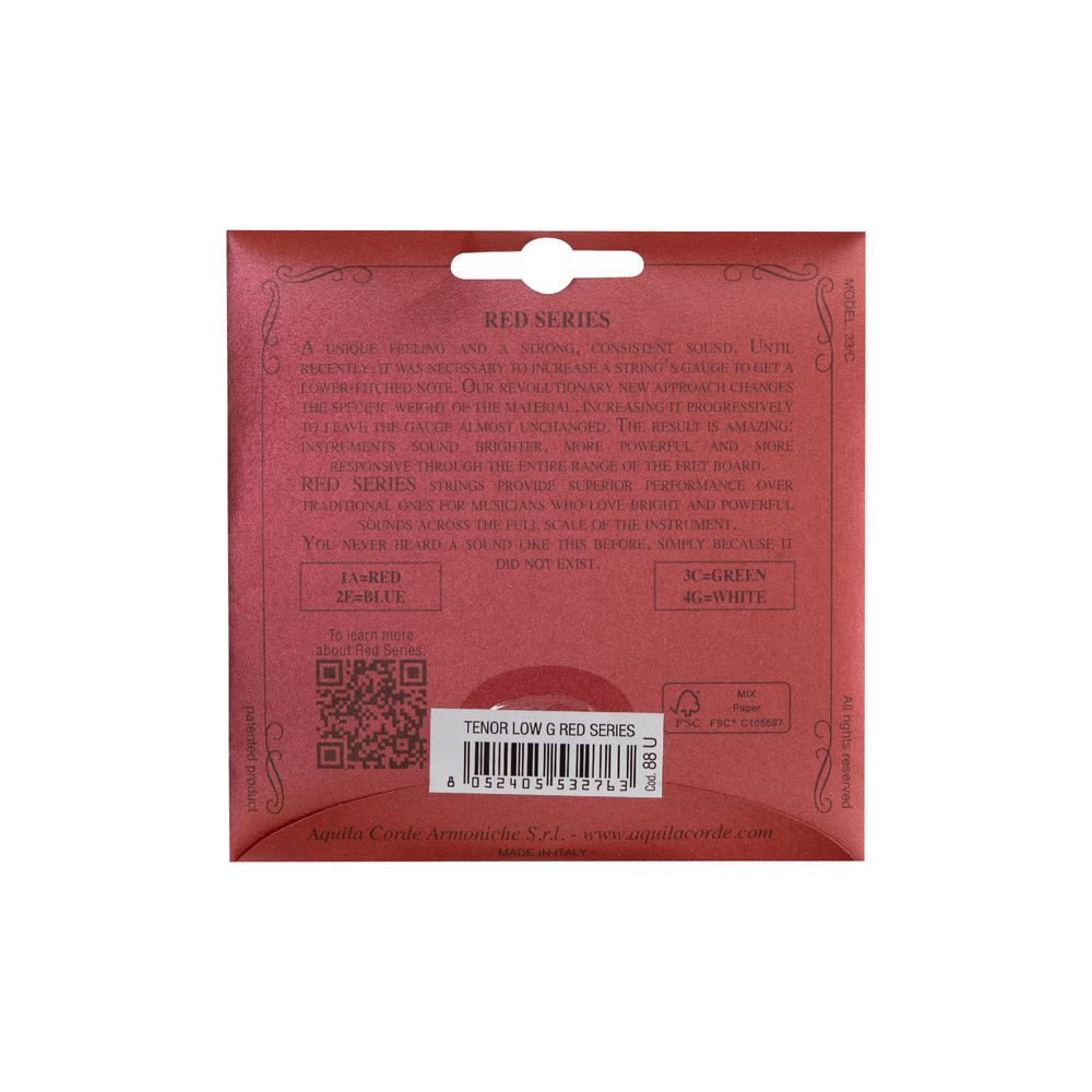 Aquila 88U Red Series Tenor low G – Thomann Ireland