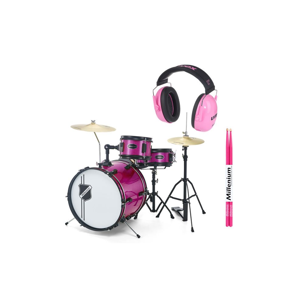 Millenium Youngster Drum Set Bundle Pink – Thomann Ireland