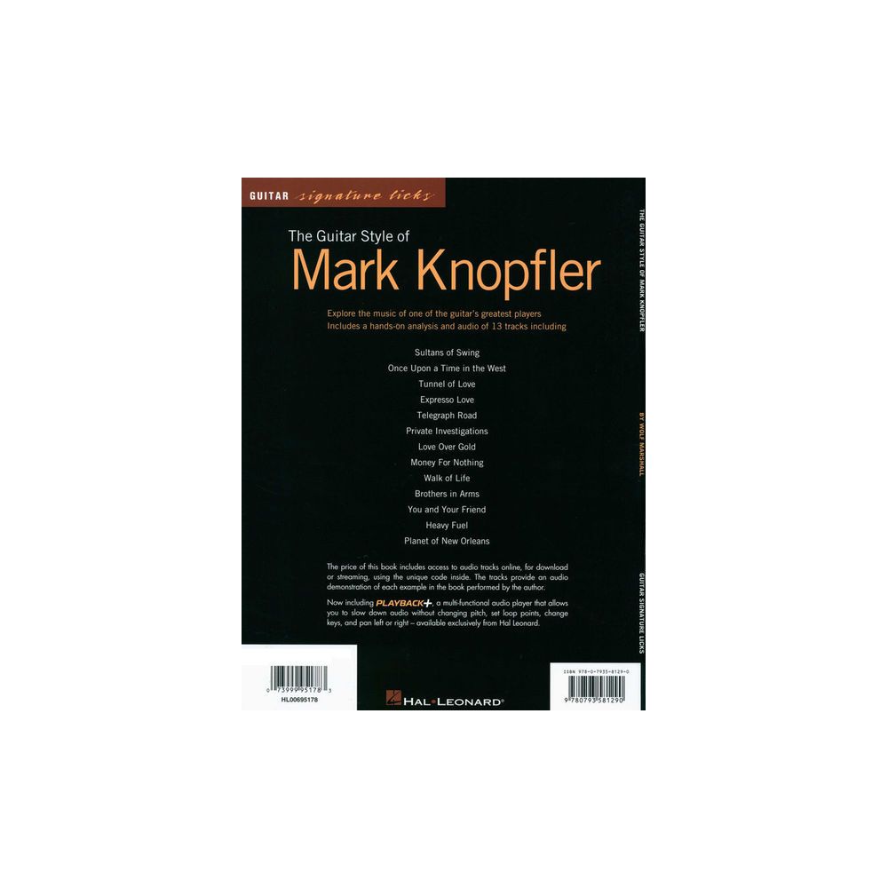 Hal Leonard Mark Knopfler Signature Licks – Thomann Ireland