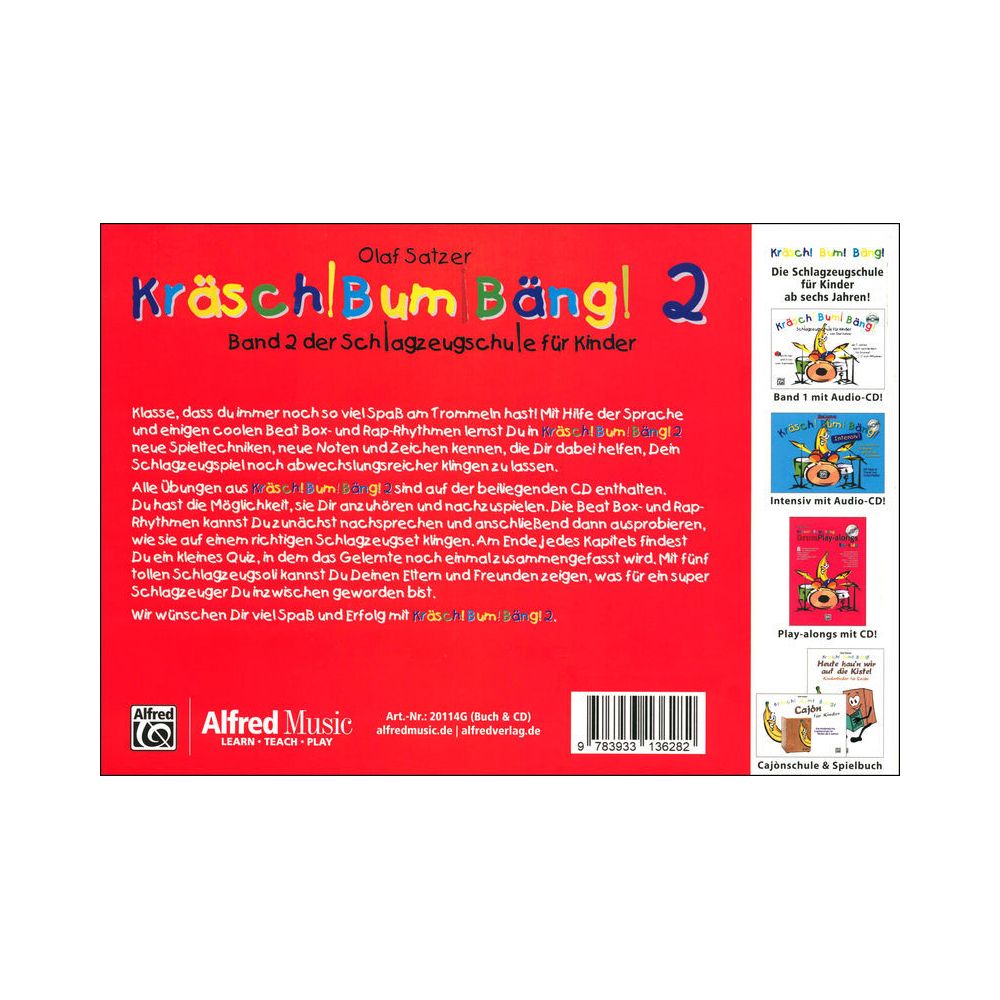 Alfred Music Publishing Kräsch Bum Bäng 2 – Thomann Ireland