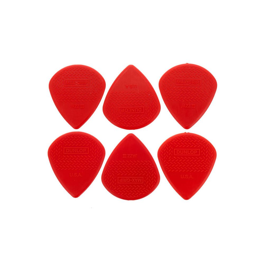 Dunlop Nylon Max Grip Jazz III Red – Thomann Ireland