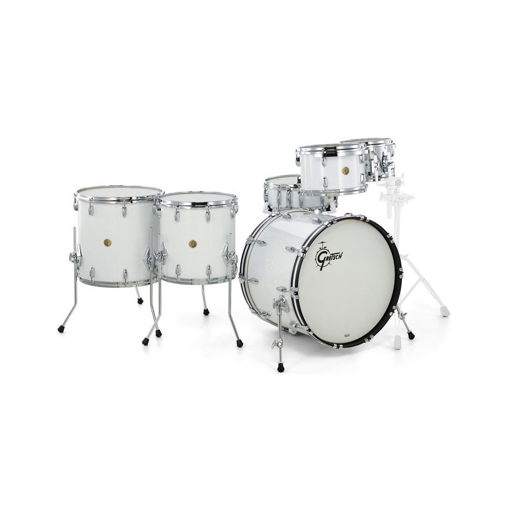 Gretsch Drums US Custom Rock Set White Glass – Thomann Ireland