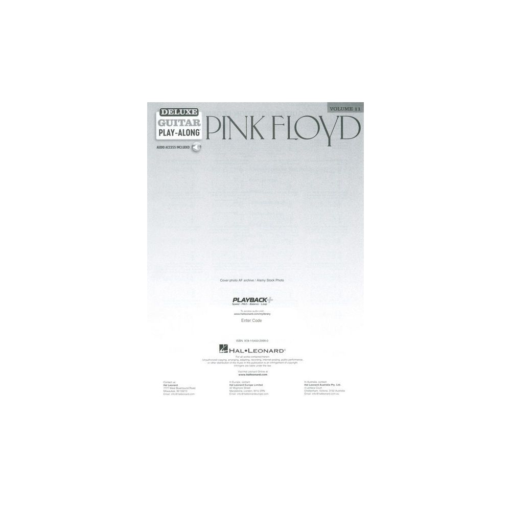 Hal Leonard Pink Floyd Deluxe Guitar – Thomann Ireland