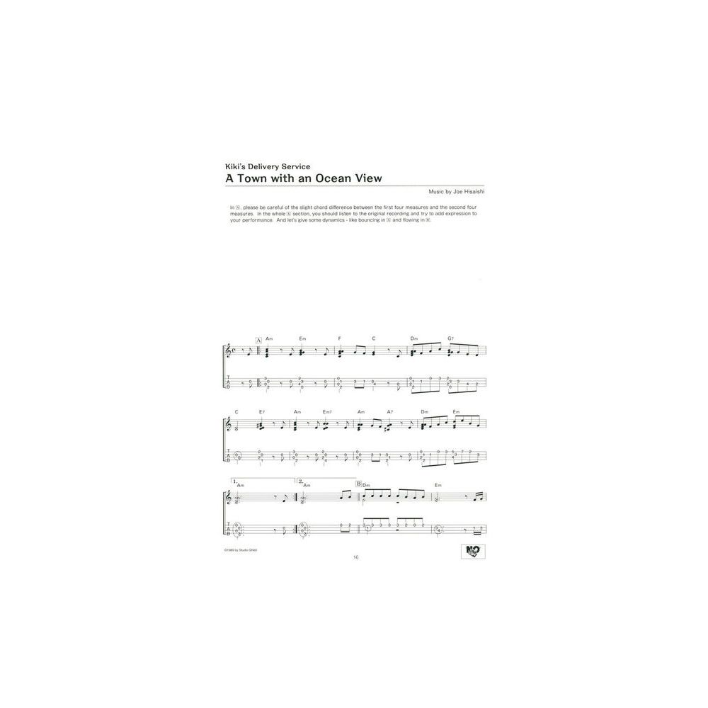 Yamaha Music Entertainment  Studio Ghibli Songs Ukulele 1 – Thomann Ireland