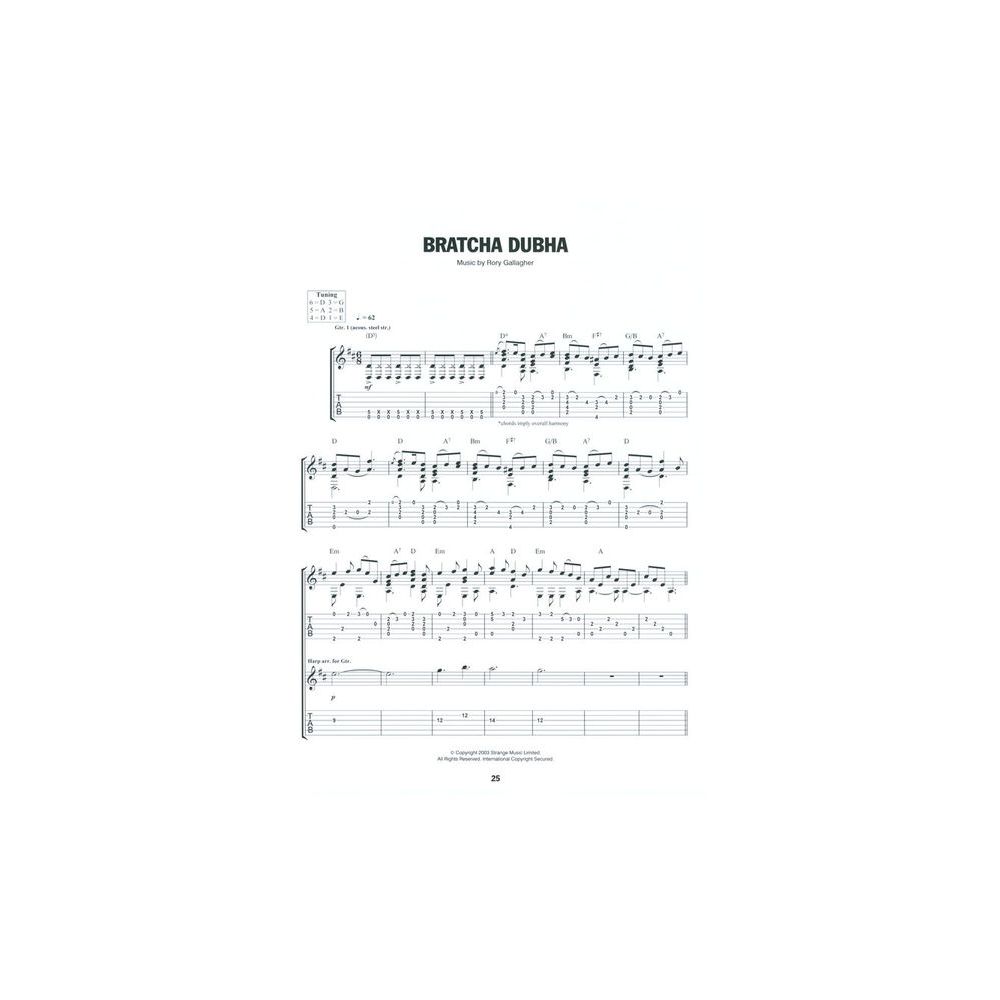 Wise Publications Rory Gallagher Acoustic – Thomann Ireland