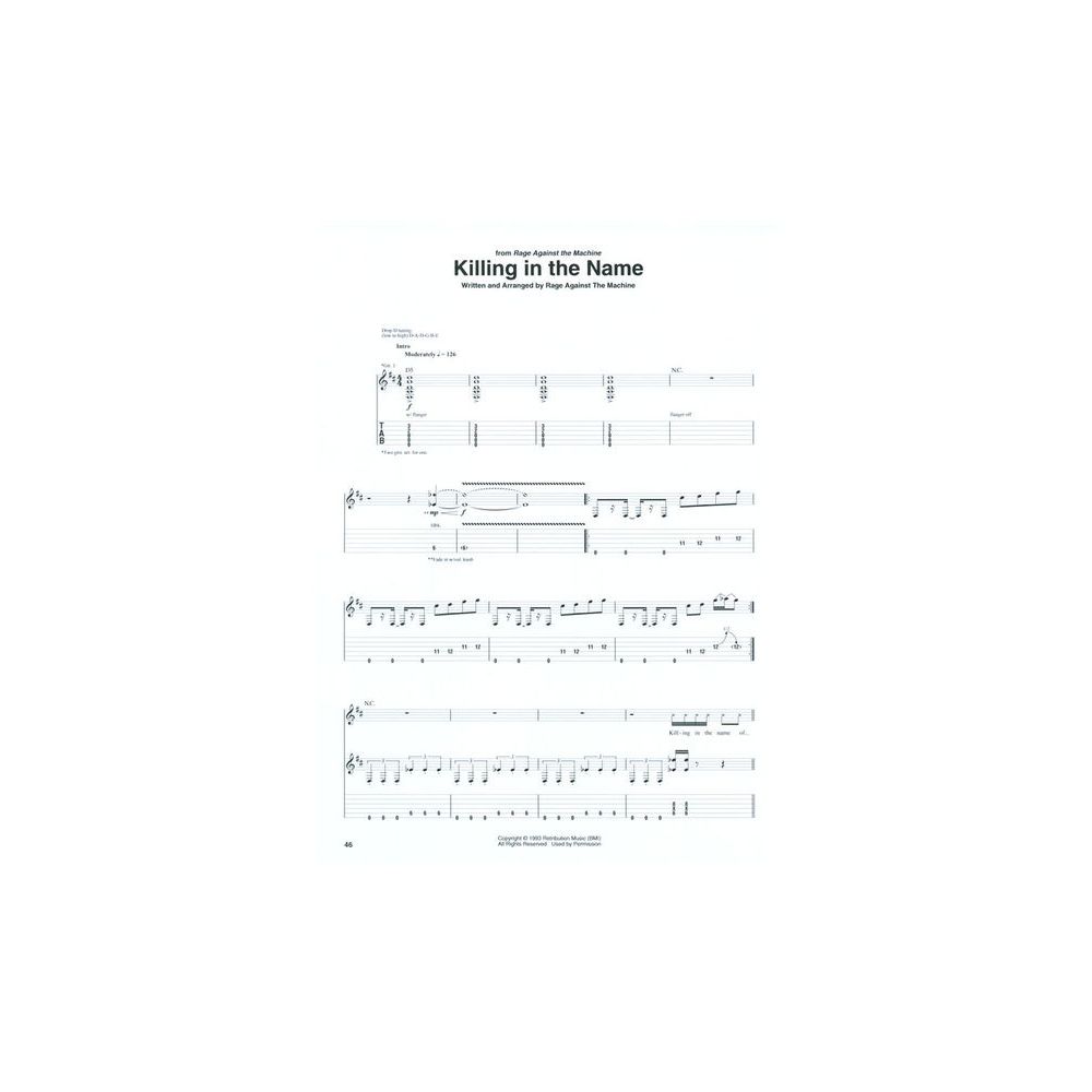 Hal Leonard Rage Against The Machine – Thomann Ireland