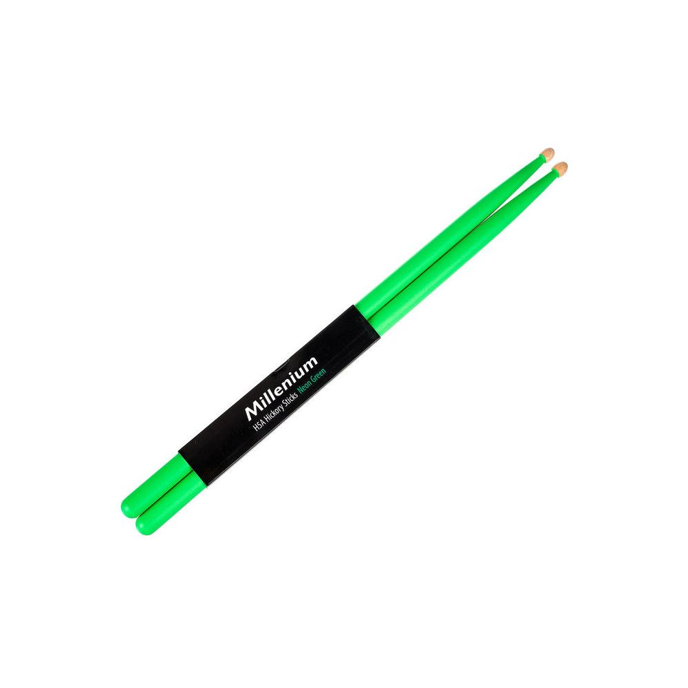 Millenium H5A Hickory Sticks Neon Green – Thomann Ireland