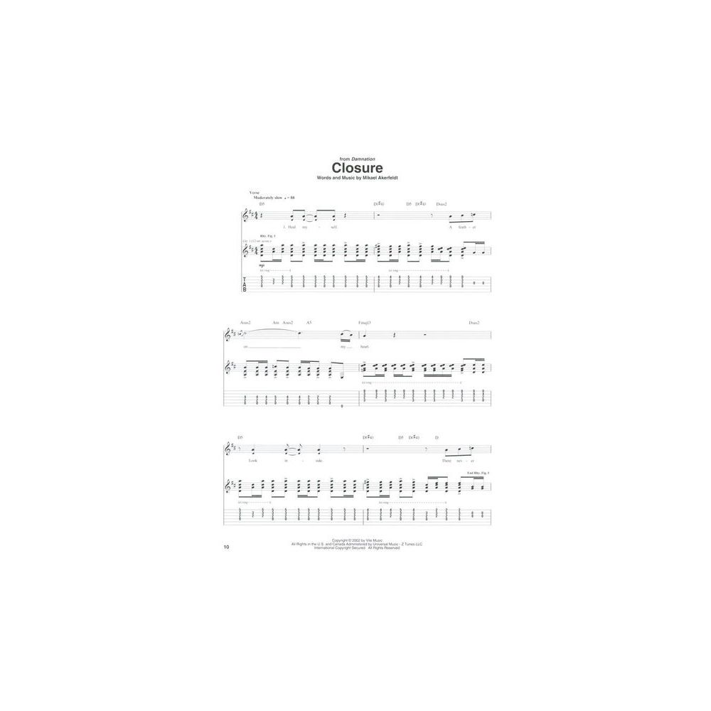 Hal Leonard The Best Of Opeth – Thomann Ireland