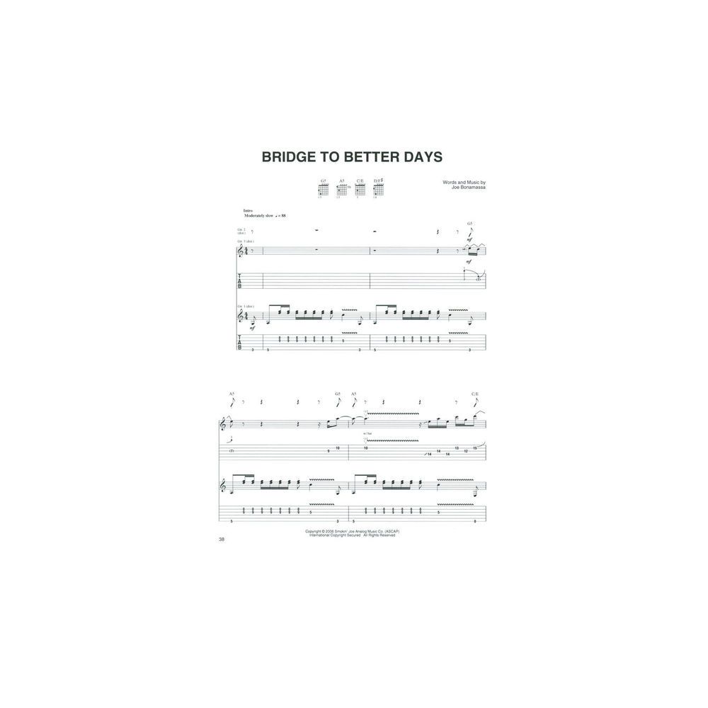 Cherry Lane Music Company Joe Bonamassa Collection – Thomann Ireland