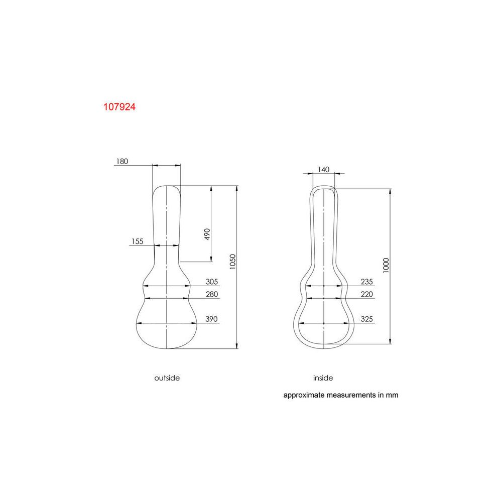 Thomann Guitar Case Single Cut Tweed – Thomann Ireland