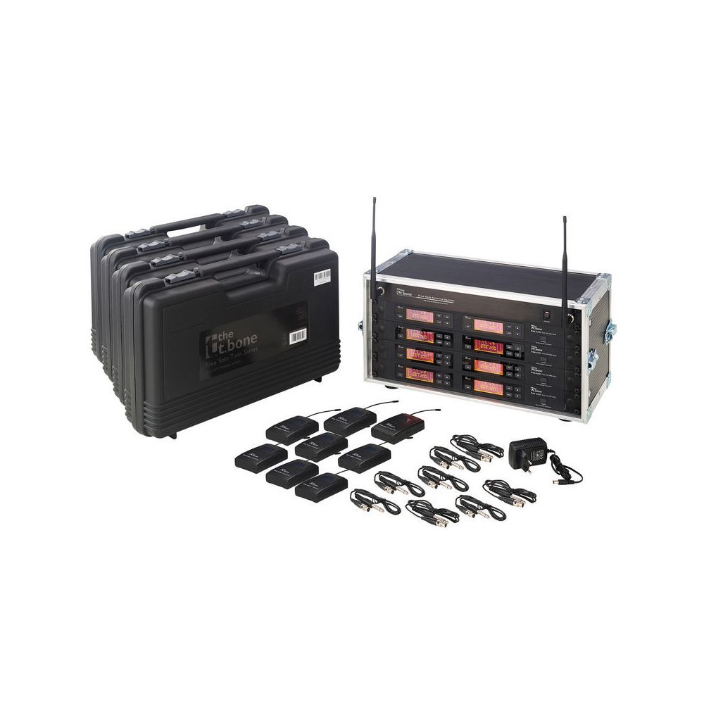 the t.bone free solo PT 520 MHz/8 CH Rack – Thomann Ireland