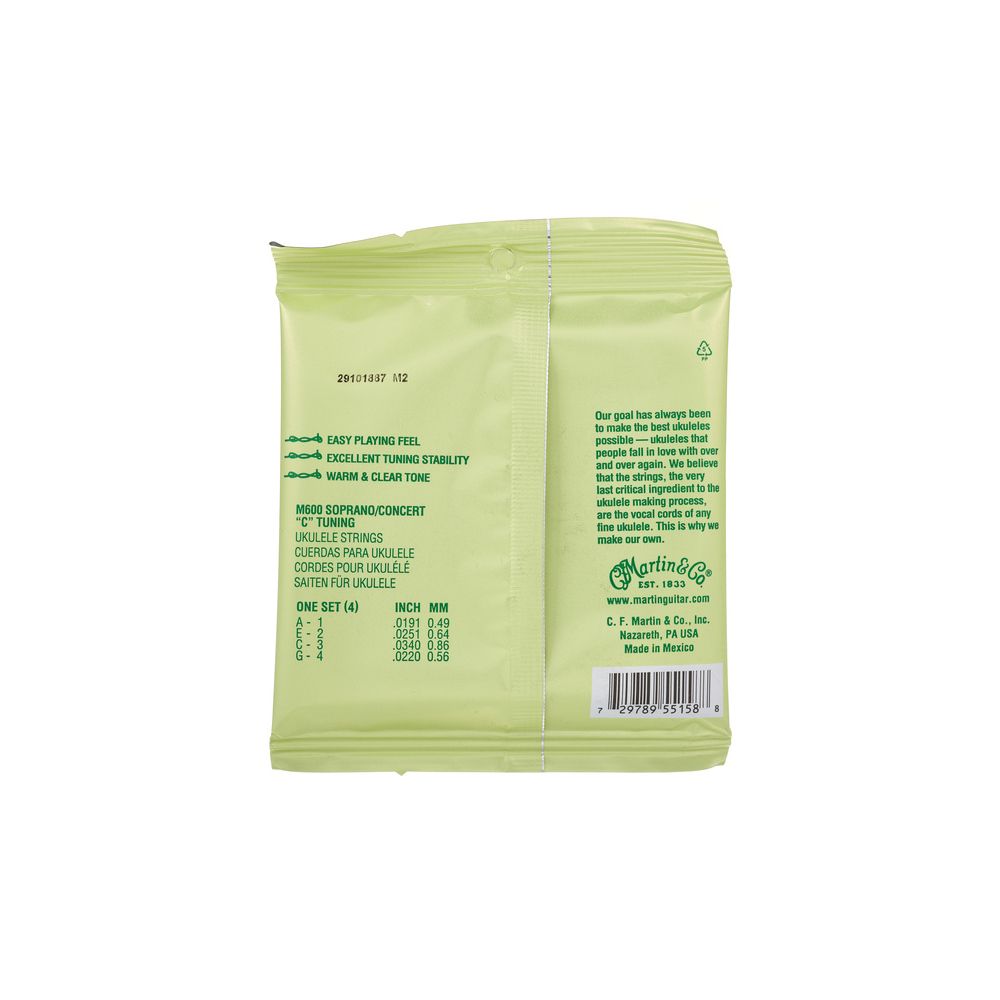 Martin Guitar M600 New Ukulele Stringset – Thomann Ireland