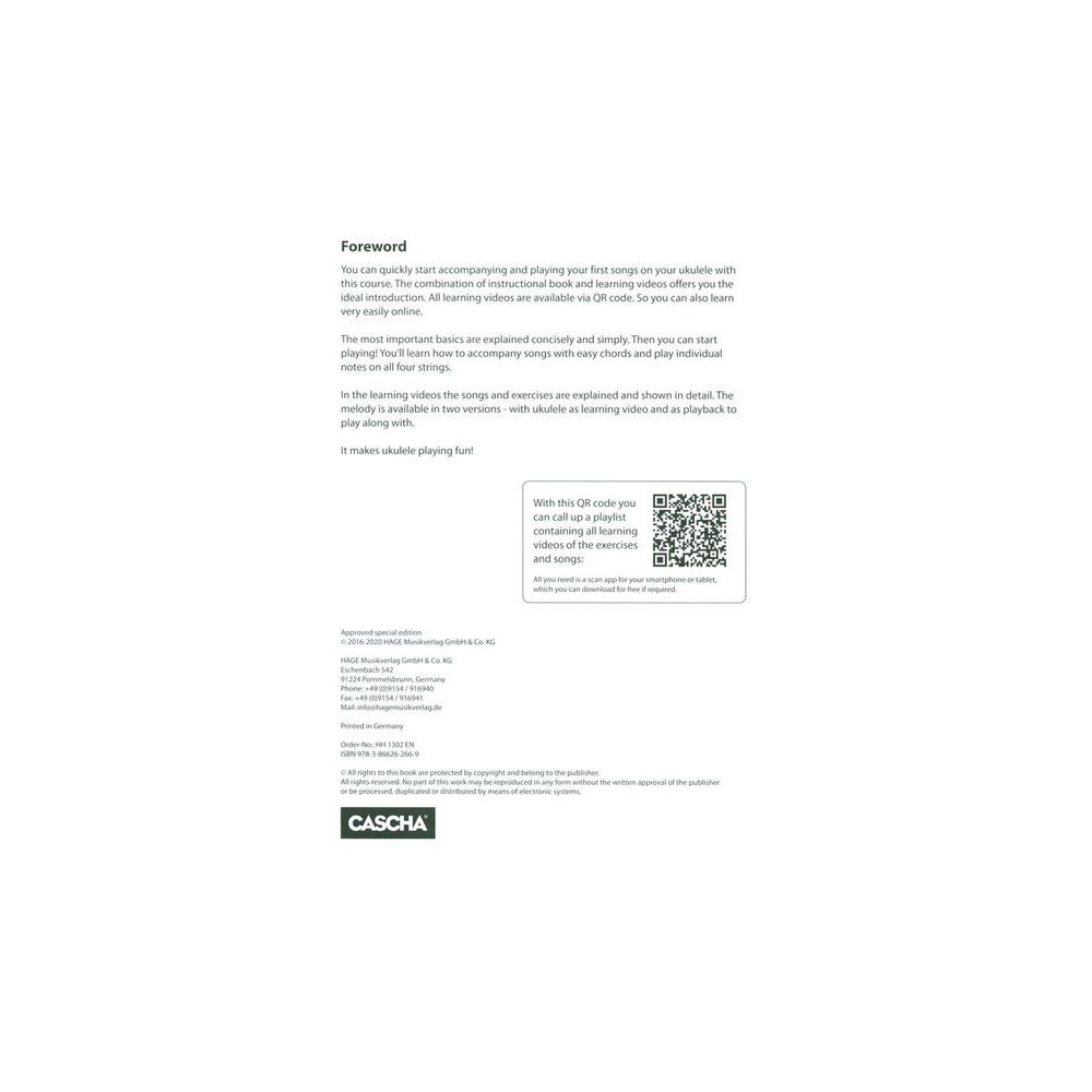 Cascha Ukulele – Learn To Play Quick – Thomann Ireland