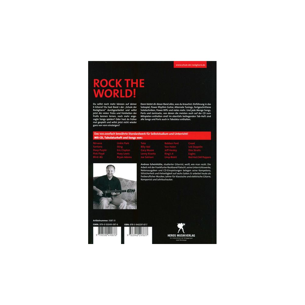 Weinberger Musikverlag Schule der Rockgitarre 2 – Thomann Ireland