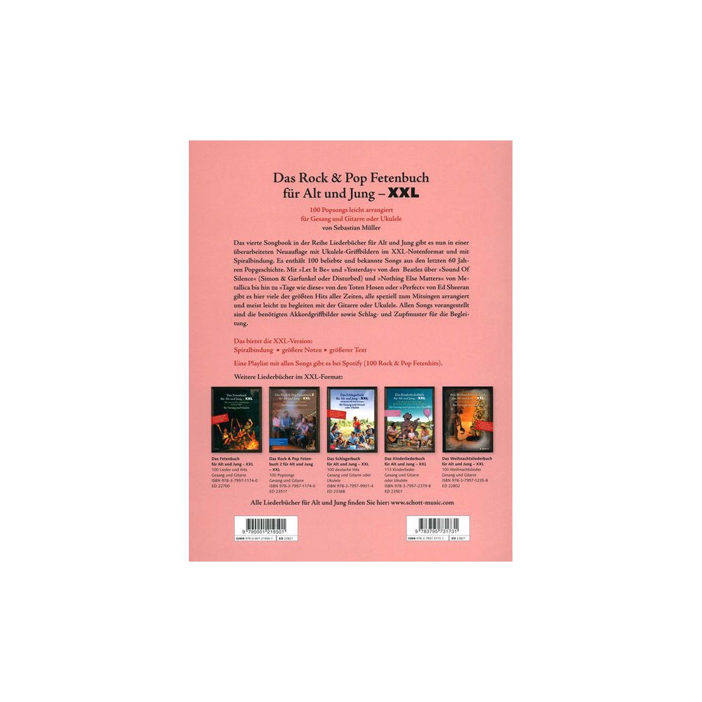 Schott Rock & Pop Fetenbuch XXL – Thomann Ireland
