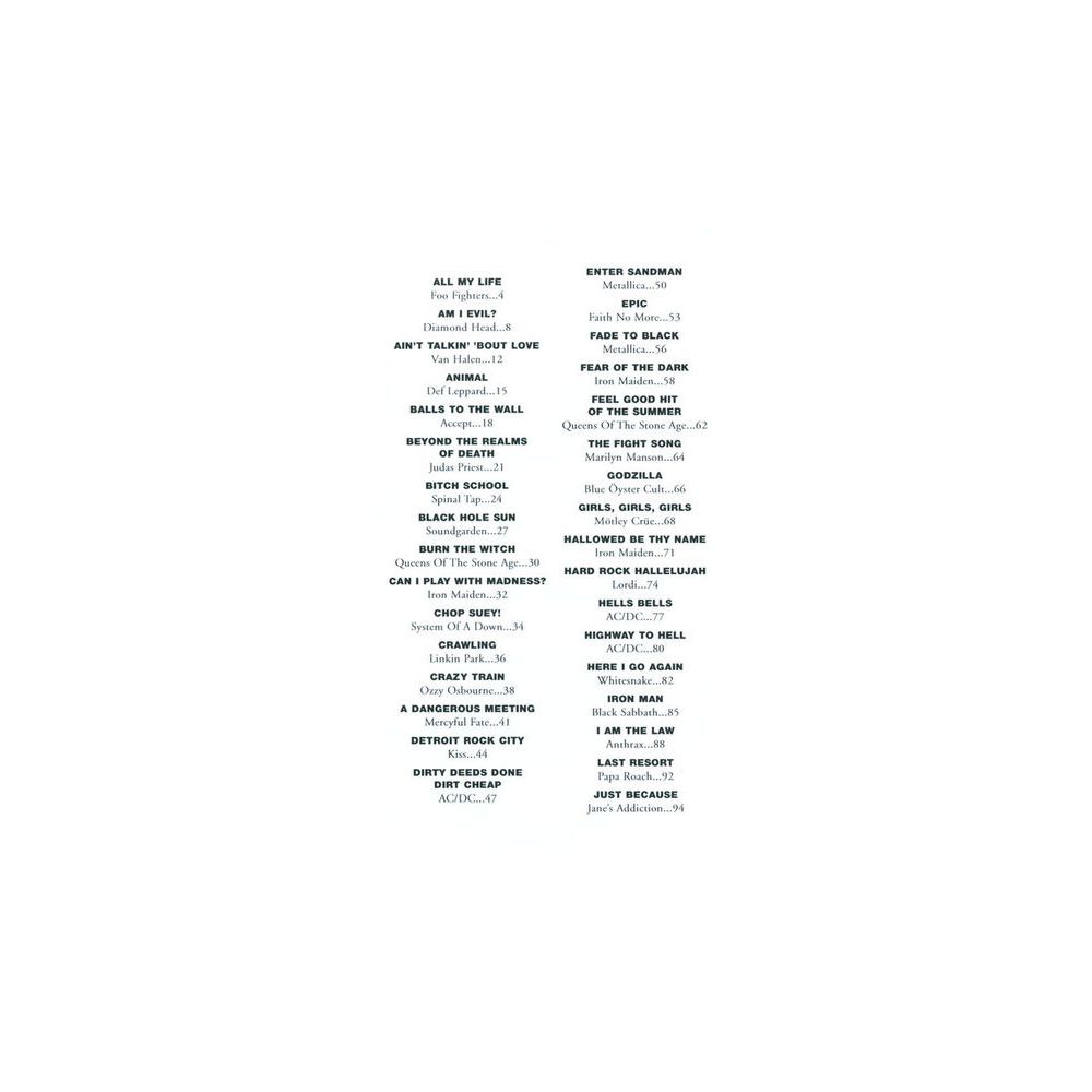 Wise Publications Little Black Book Metal Hits – Thomann Ireland