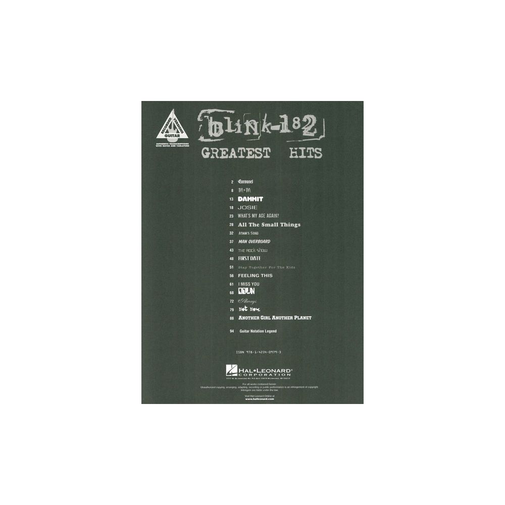 Hal Leonard Blink