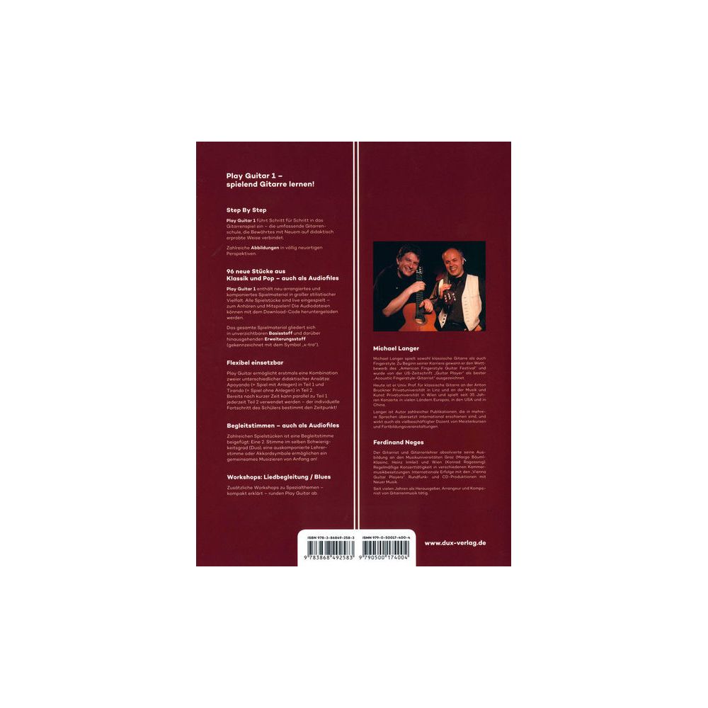 Edition Dux Play Guitar Gitarrenschule 1 – Thomann Ireland