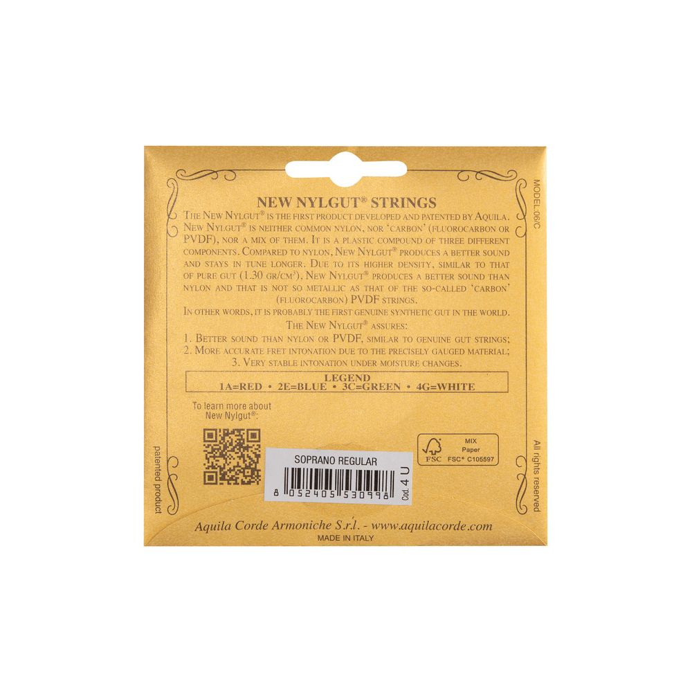 Aquila Regular Sopran Ukulele Strings – Thomann Ireland