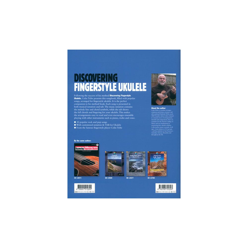Schott Fingerstyle Ukulele Songbook – Thomann Ireland