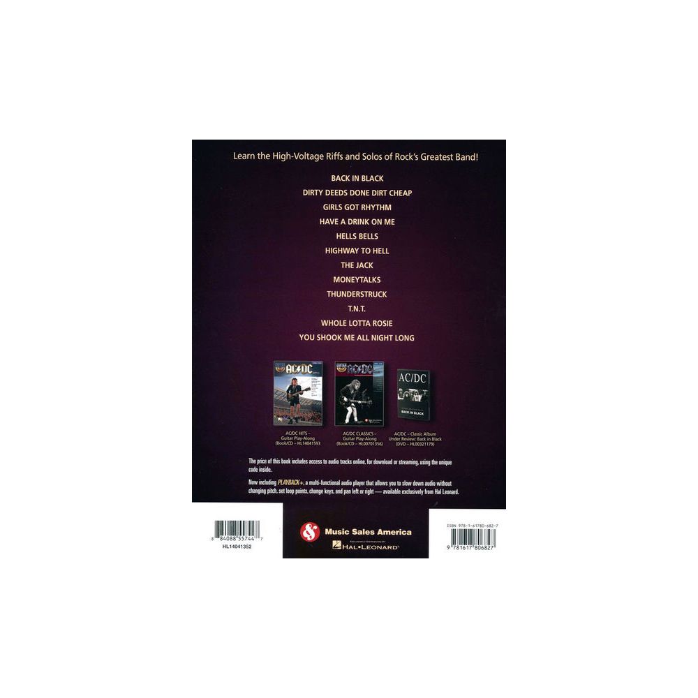 Hal Leonard AC/DC Guitar Signature Licks – Thomann Ireland
