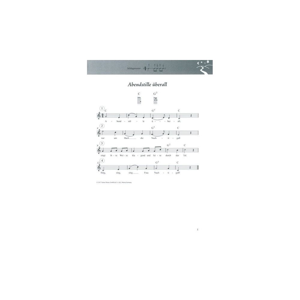 Schott Folk und Volk Gesang/Ukulele – Thomann Ireland