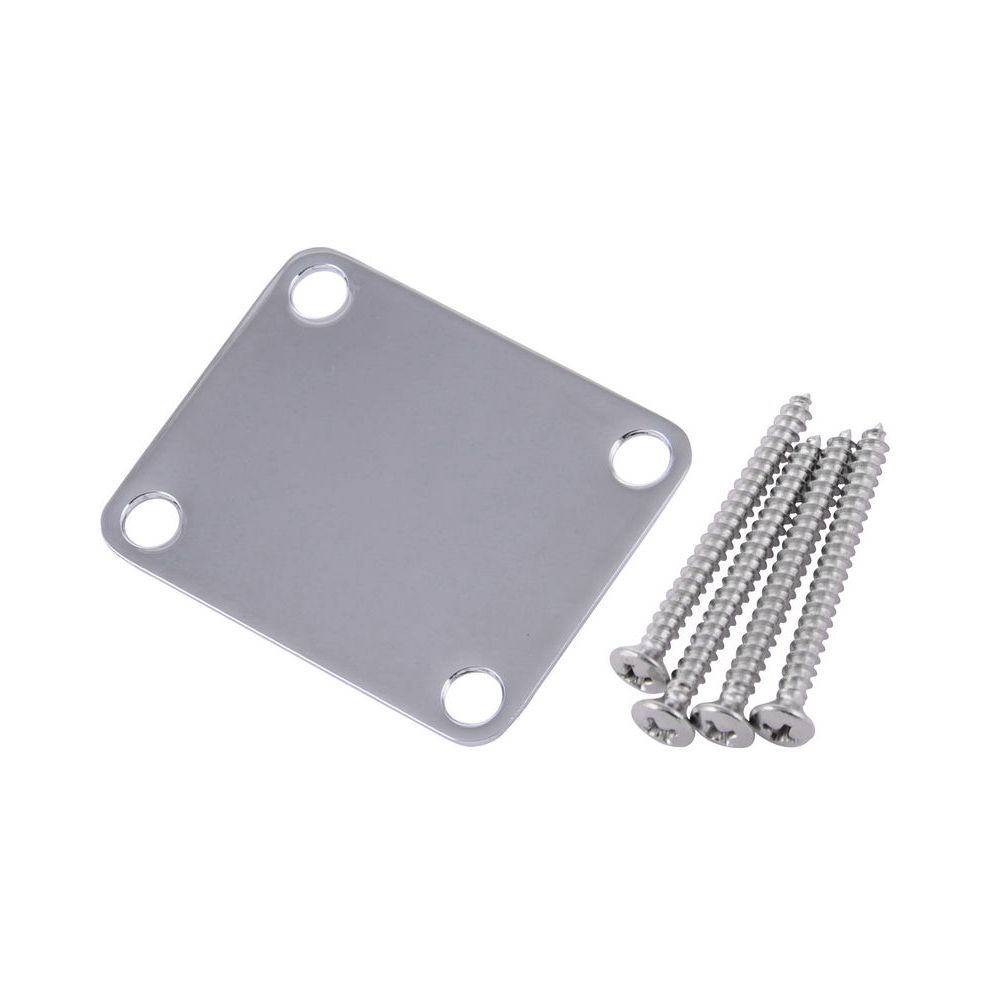 Fender Neck Plate Vintage Plain Chrom – Thomann Ireland