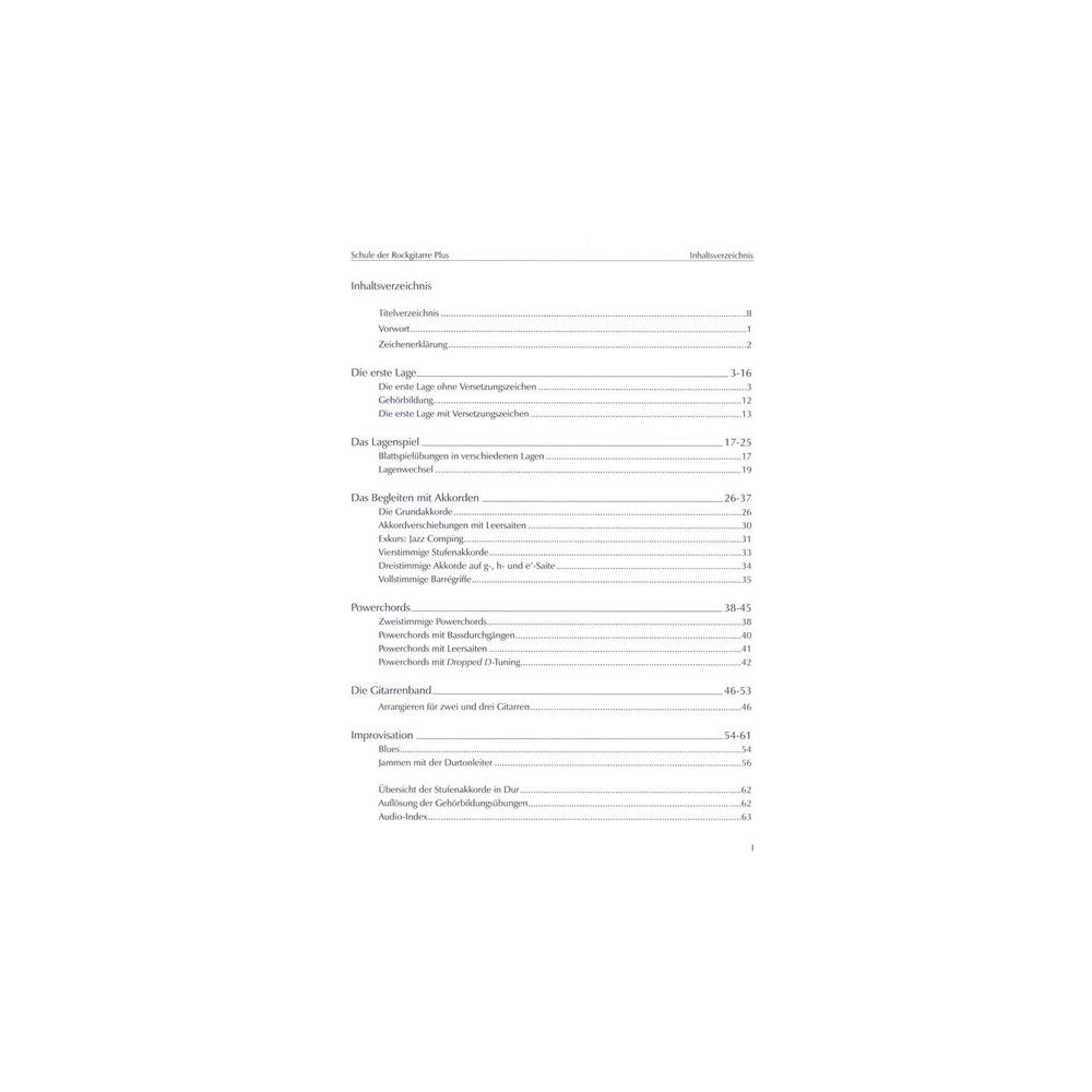 Weinberger Musikverlag Schule der Rockgitarre Plus – Thomann Ireland