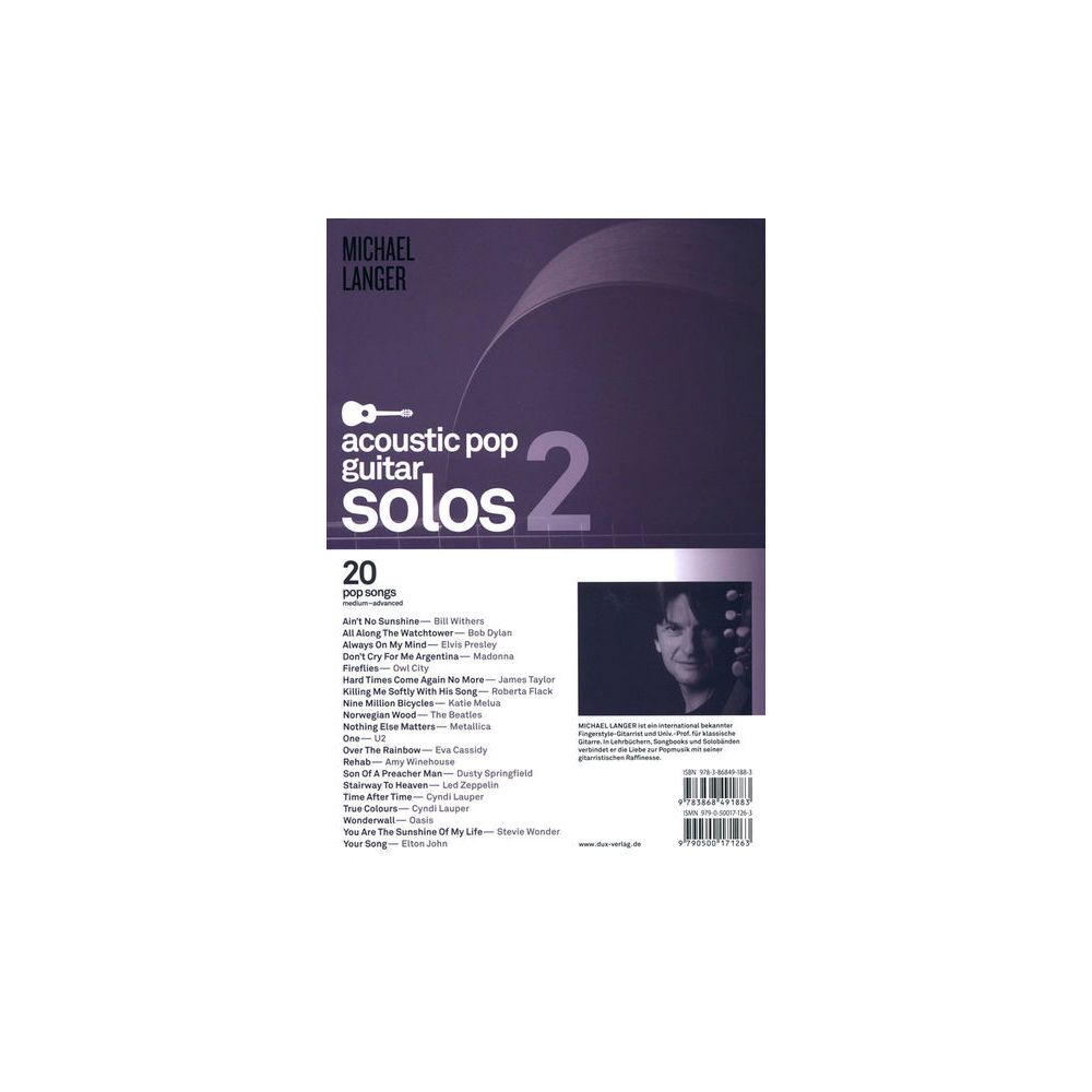 Edition Dux Acoustic Pop Guitar Solos 2 – Thomann Ireland