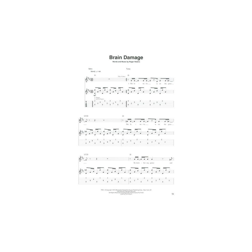 Hal Leonard Pink Floyd Deluxe Guitar – Thomann Ireland