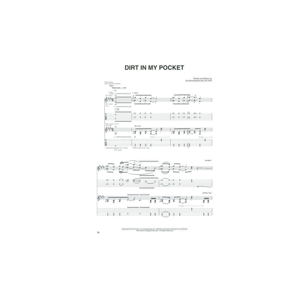 Cherry Lane Music Company Joe Bonamassa Collection – Thomann Ireland