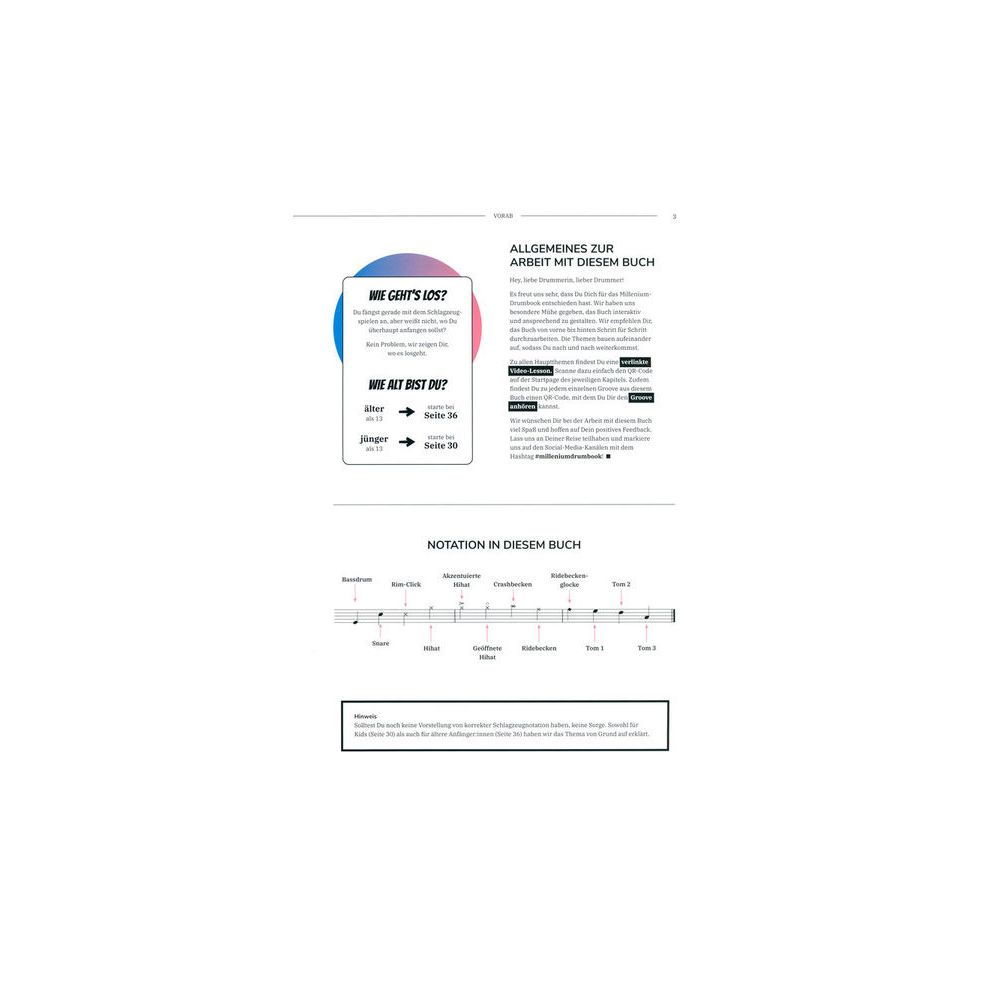 Millenium Legendary Drumbook German – Thomann Ireland