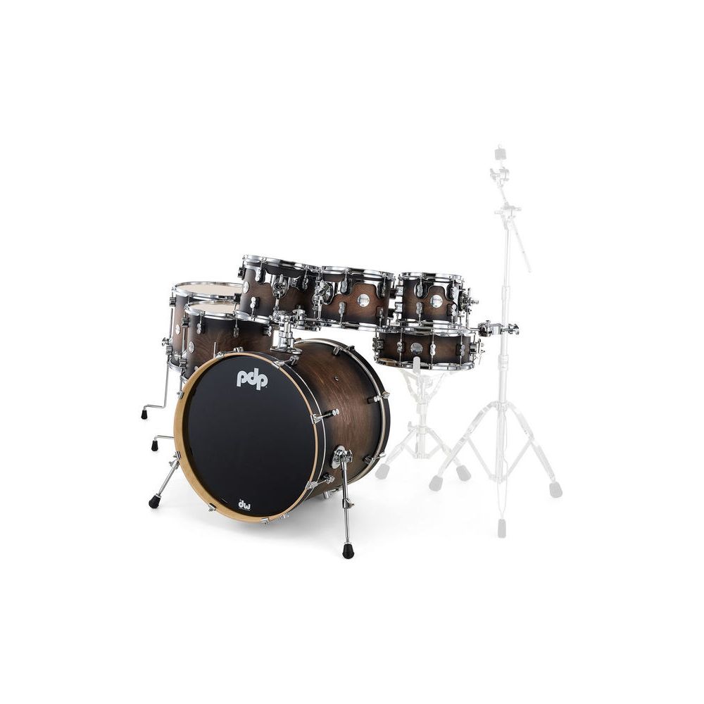 DW PDP CM7 Satin Charcoal B. – Thomann Ireland
