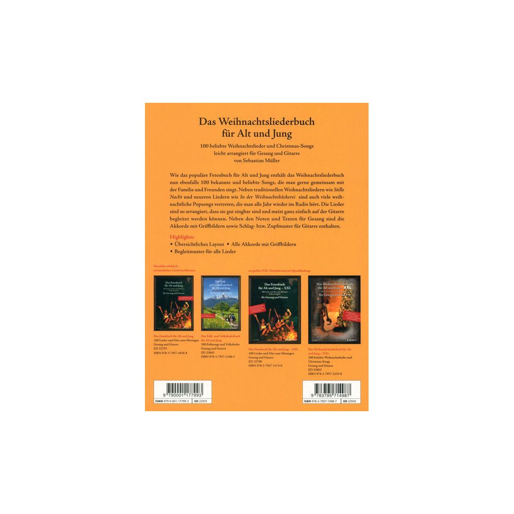 Schott Weihnachtsliederbuch Gitarre – Thomann Ireland