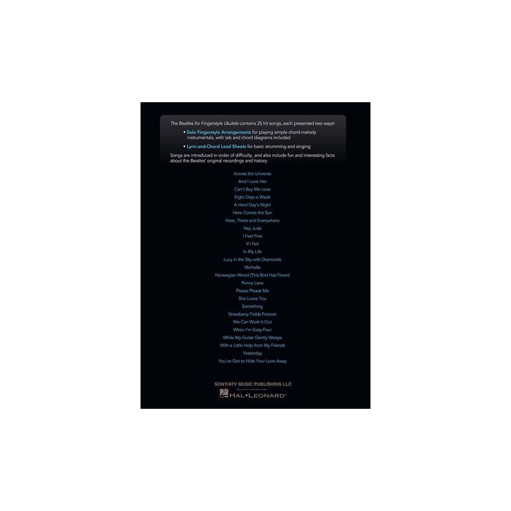 Hal Leonard Beatles Fingerstyle Ukulele – Thomann Ireland