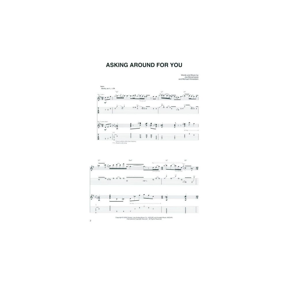 Cherry Lane Music Company Joe Bonamassa Collection – Thomann Ireland