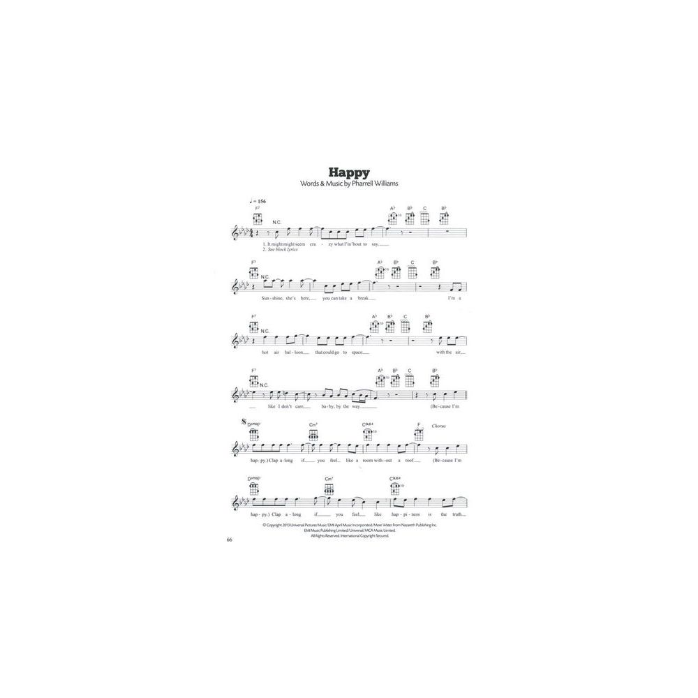 Wise Publications 101 Hits For Ukulele The Red – Thomann Ireland