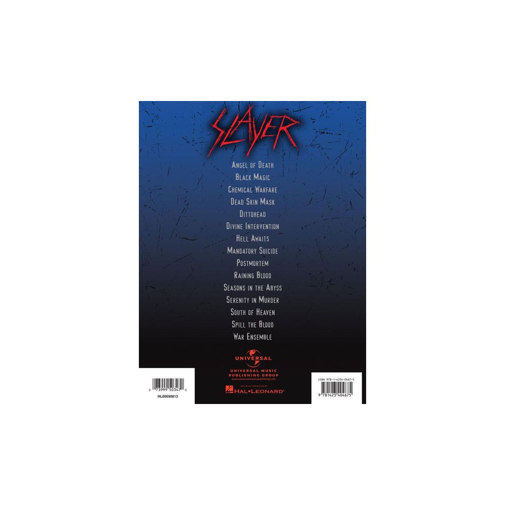 Hal Leonard Slayer Guitar Collection – Thomann Ireland