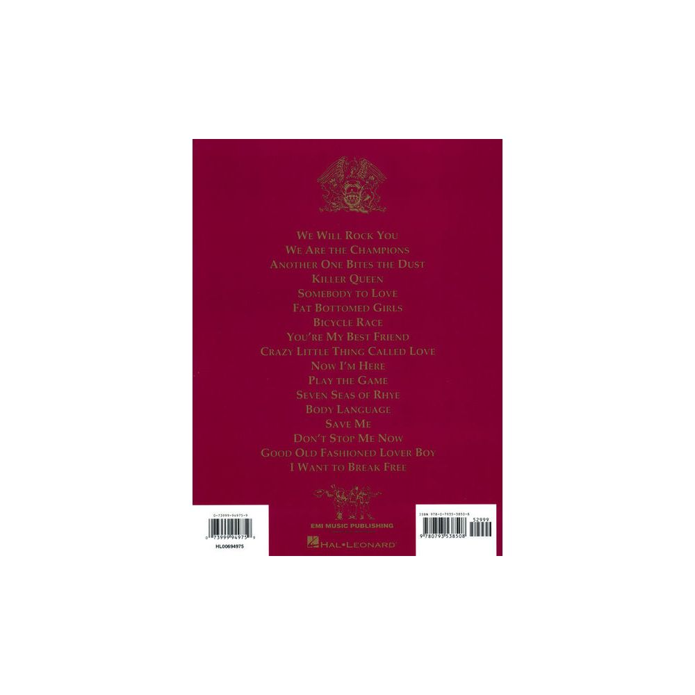 Hal Leonard Queen Greatest Hits Guitar – Thomann Ireland