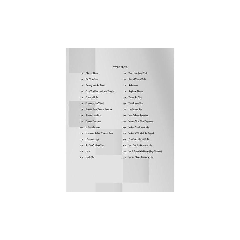 Hal Leonard Contemporary Disney Easy Guit – Thomann Ireland