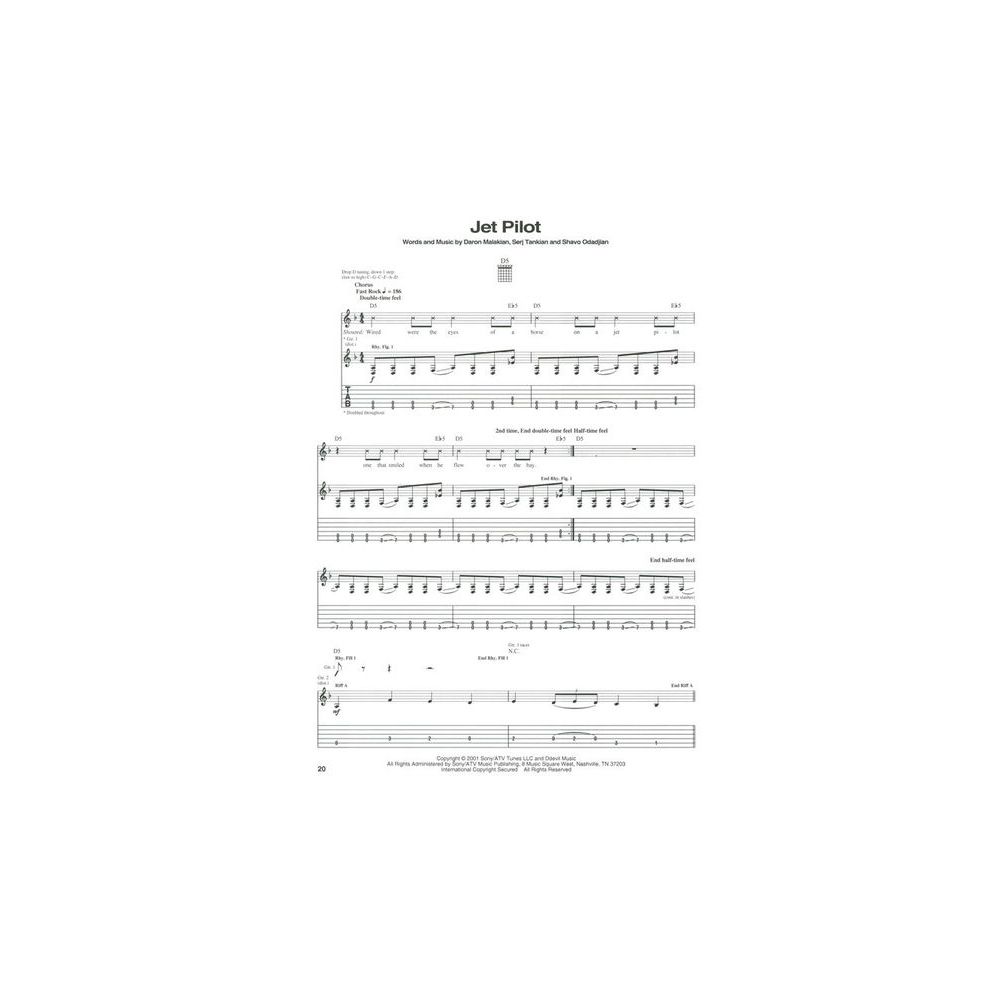 Hal Leonard System Of A Down Toxicity – Thomann Ireland