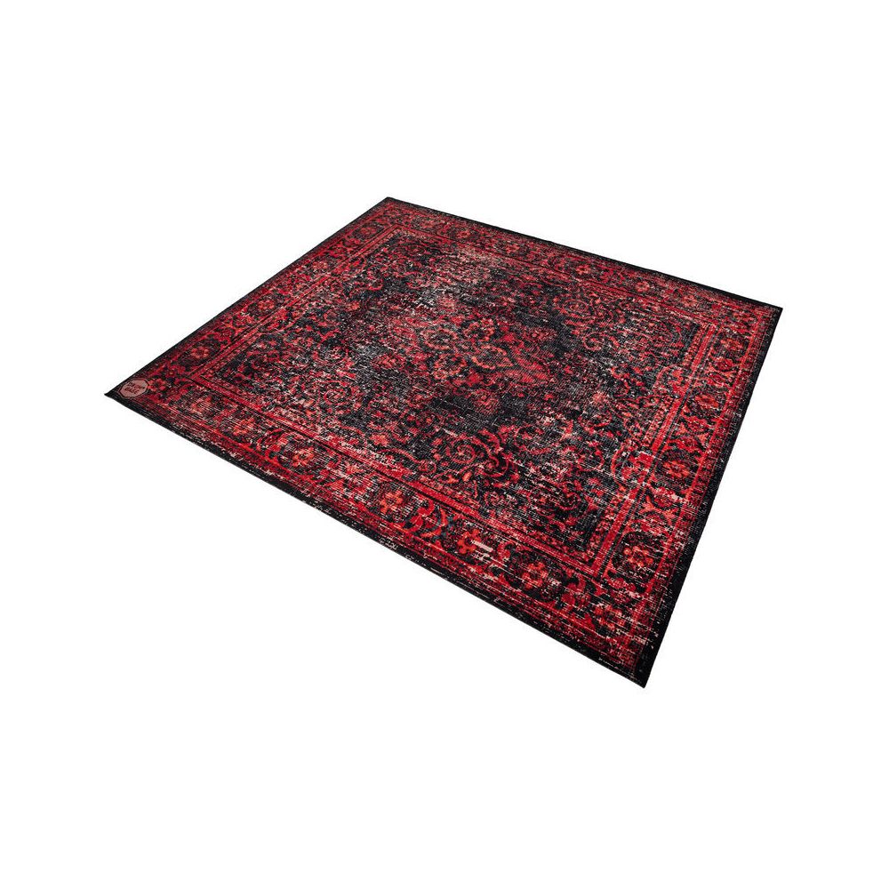 Drum N Base Vintage Drum Rug Black