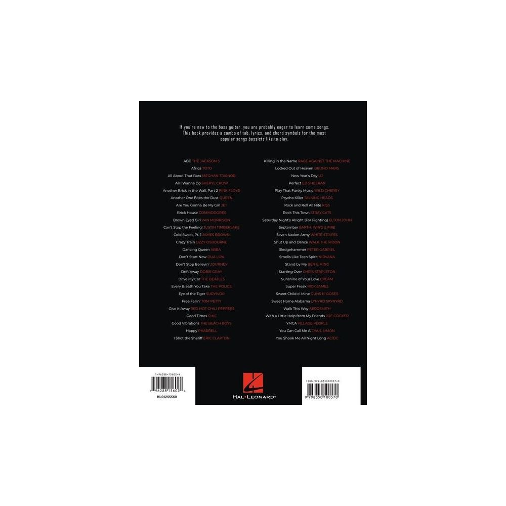 Hal Leonard Next 50 Songs You Should Bass – Thomann Ireland